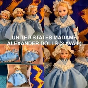 3 AVAIL! MADAME ALEXANDER DOLLS VINTAGE DOLLS in BOXES